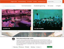 Tablet Screenshot of oerestadgym.dk